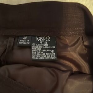 Kasper Women's Dark Brown Trousers